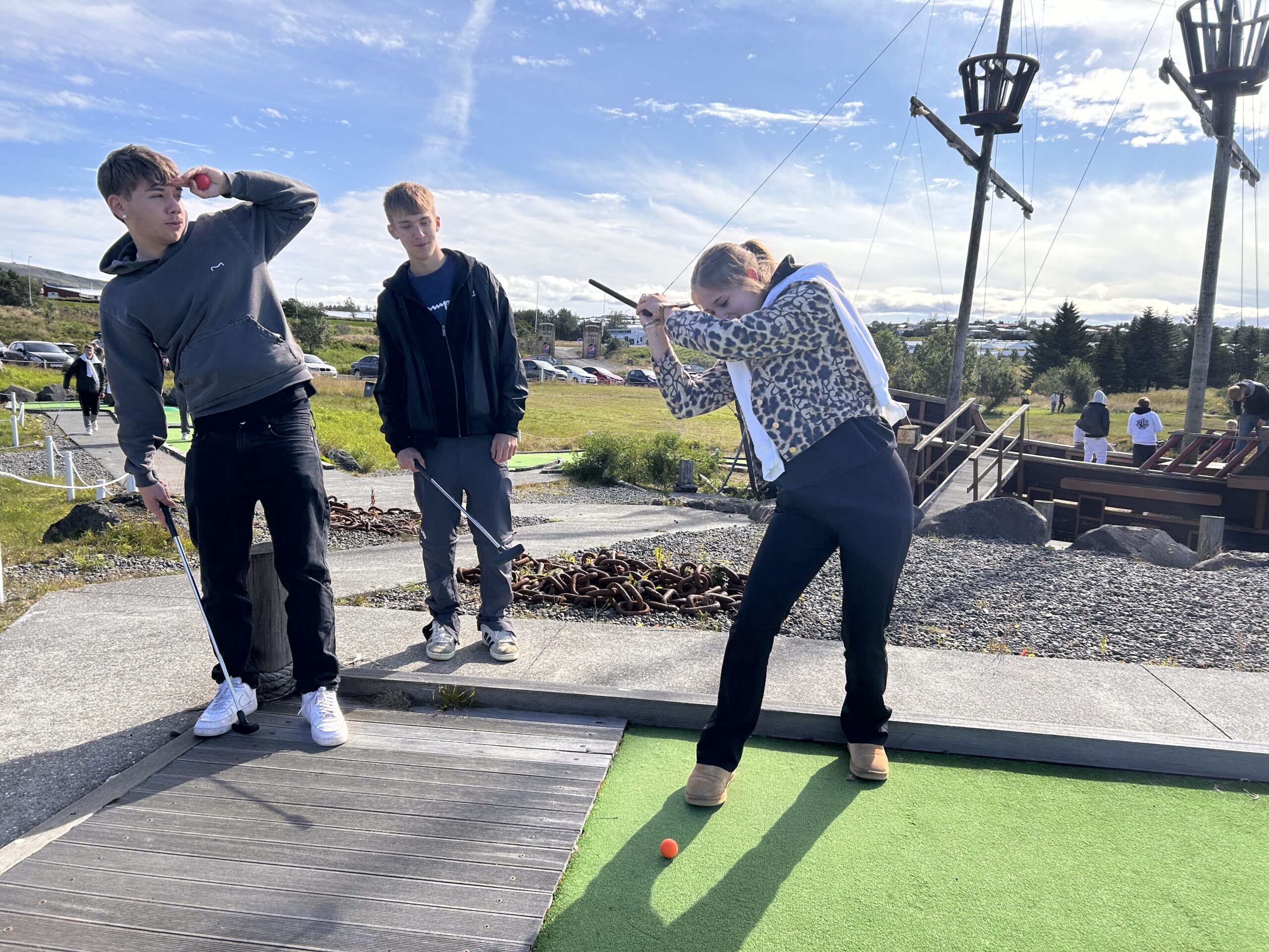 Minigolf í Skemmtigarðinum